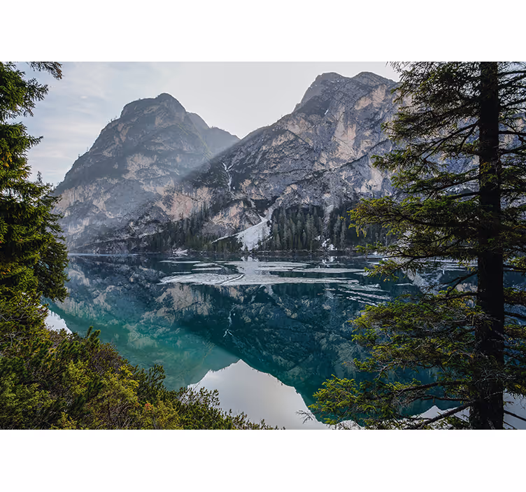 Fototapete landschaft ruhige bergresonanz - TenStickers