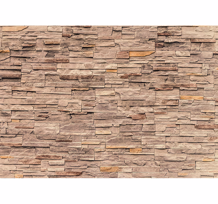 Fototapete Backstein Elegantes beige - TenStickers