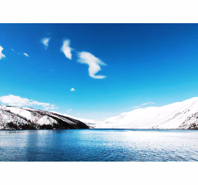 Fototapete landschaft schneeberggipfel - TenStickers