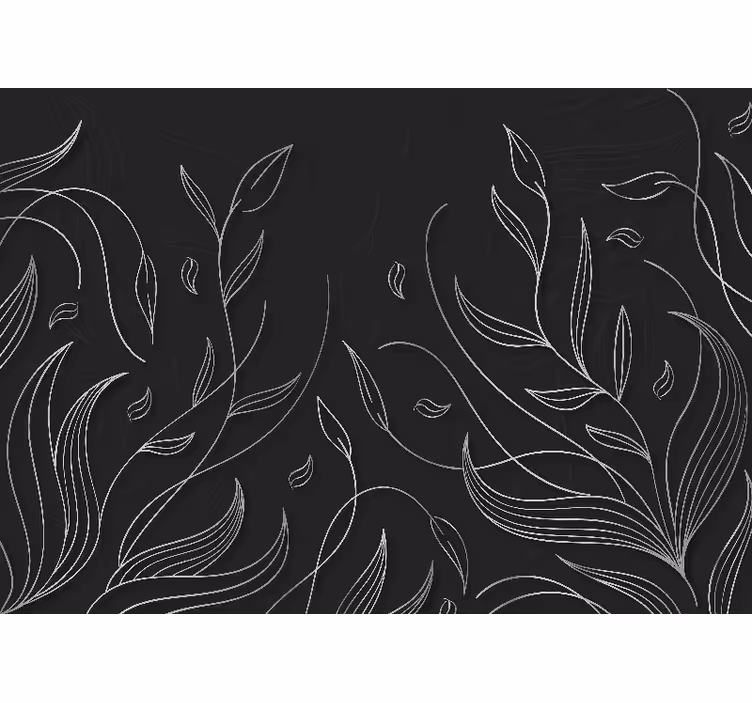 Fototapete natur elegante blattmuster - TenStickers