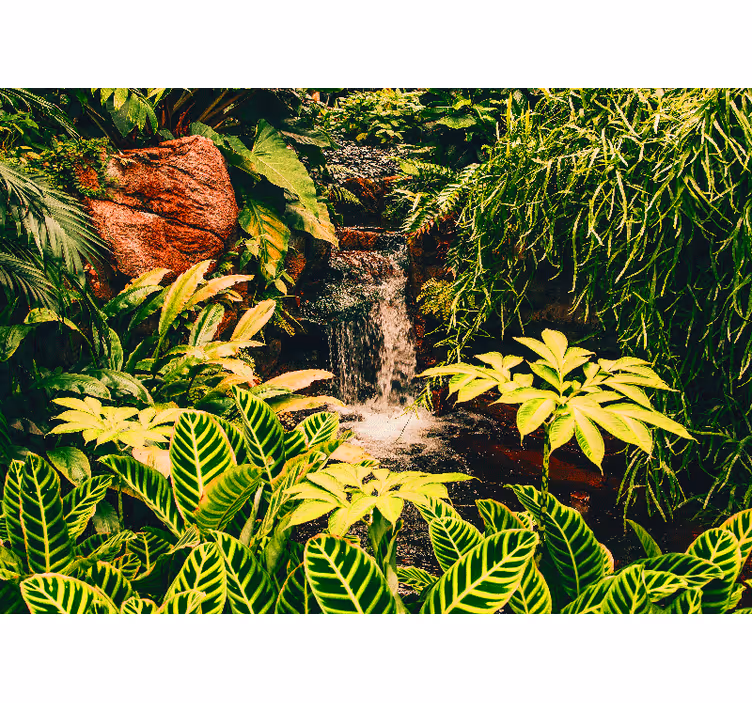 Fototapete natur lebendige tropenlandschaft - TenStickers