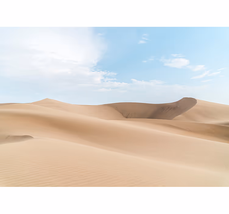 Fototapete wüste ruhige sanddünen - TenStickers