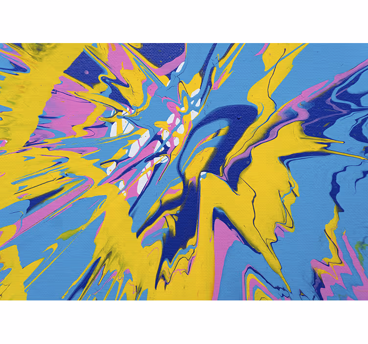 Fototapete abstrakt dynamische farbspr explosion - TenStickers