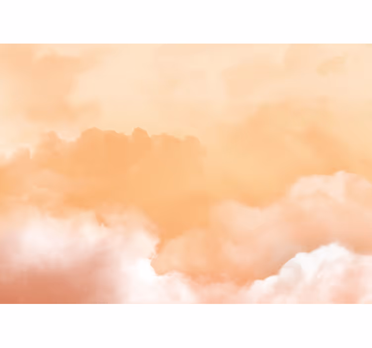 Fototapete himmel weiche wolkenformation - TenStickers