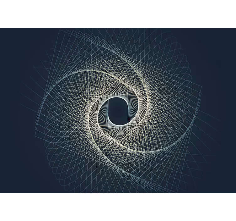 Fototapete abstrakt mit spiralförmigem muster - TenStickers