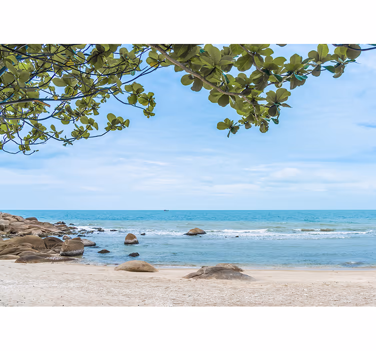 Fototapete natur ruhige strandansicht - TenStickers