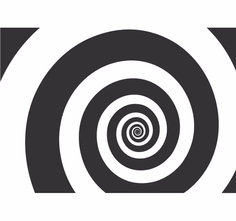 Fototapete abstrakt spiralillusion design - TenStickers