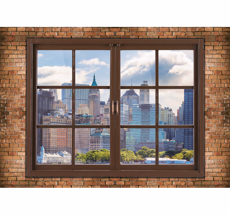 Fototapete new york skyline ausblicke manhattan - TenStickers