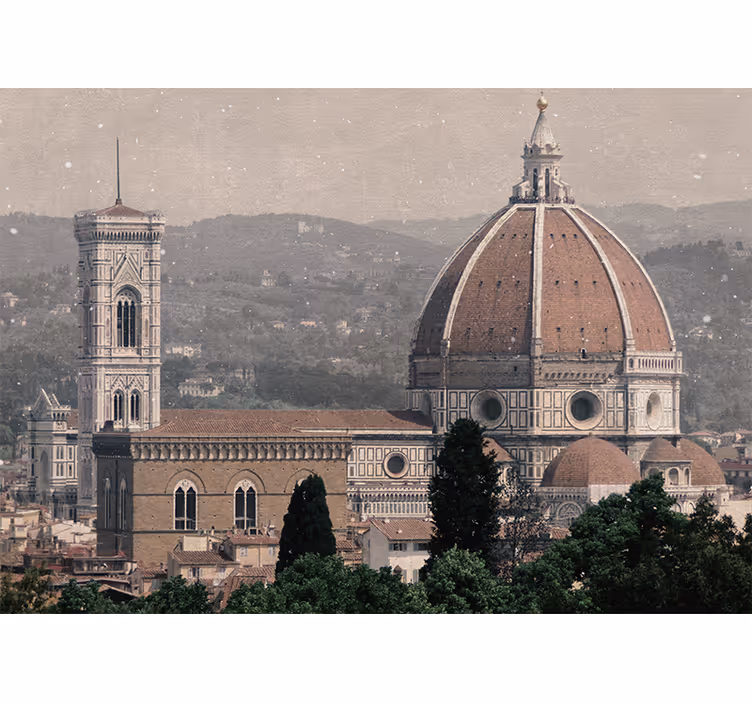 Fototapete städte florentiner dom ansicht - TenStickers