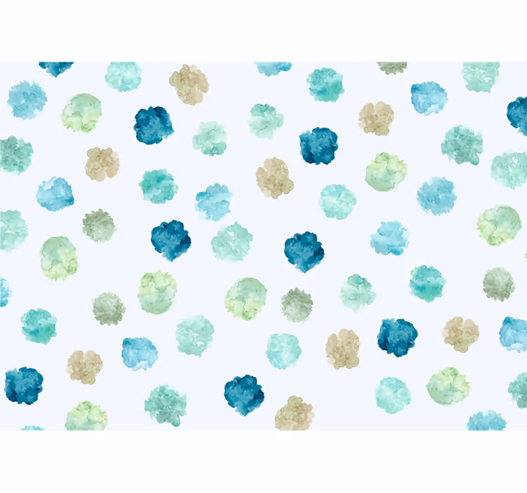 Fototapete blumen aquarell blumenmuster - TenStickers