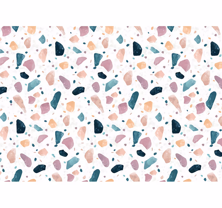 Fototapete Badezimmer Original terrazzo-muster - TenStickers