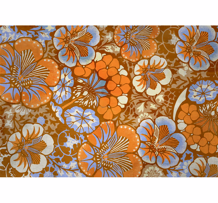 Fototapete blumen blumenmuster freude - TenStickers
