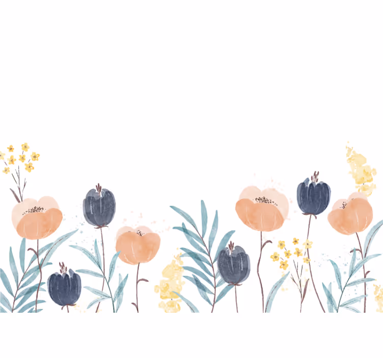 Fototapete blumen zauberhafte blumenkomposition - TenStickers