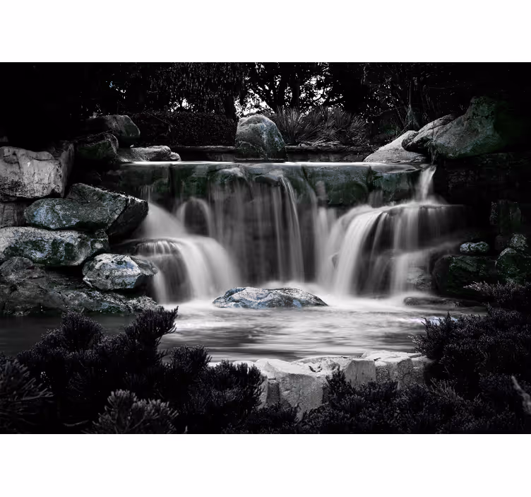 Fototapete wasserfall ruhige wasserfallkulisse - TenStickers