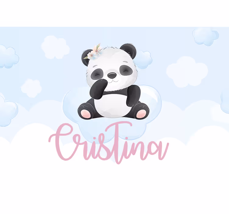 Fototapete tiere im süßen panda design - TenStickers