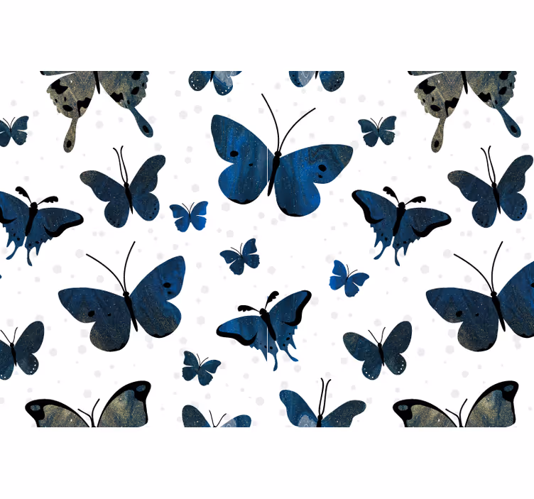 Fototapete Badezimmer eleganter schmetterling im flug - TenStickers