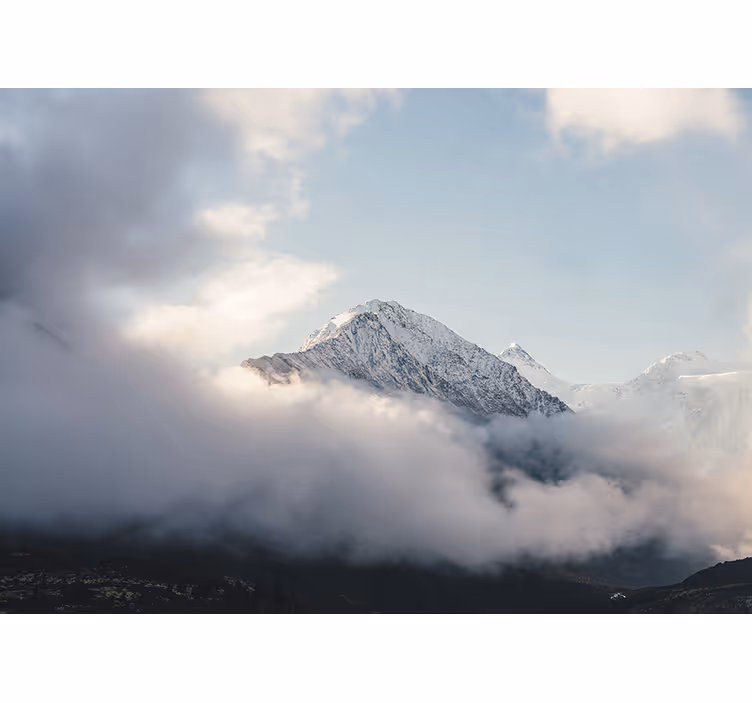 Fototapete berge grand frostige gipfel - TenStickers