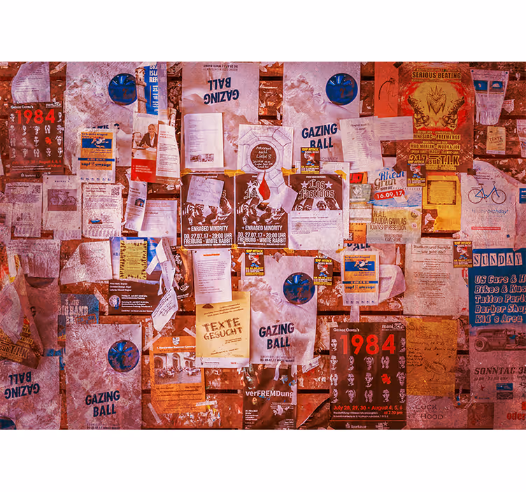 Fototapete graffiti urban collage poster - TenStickers