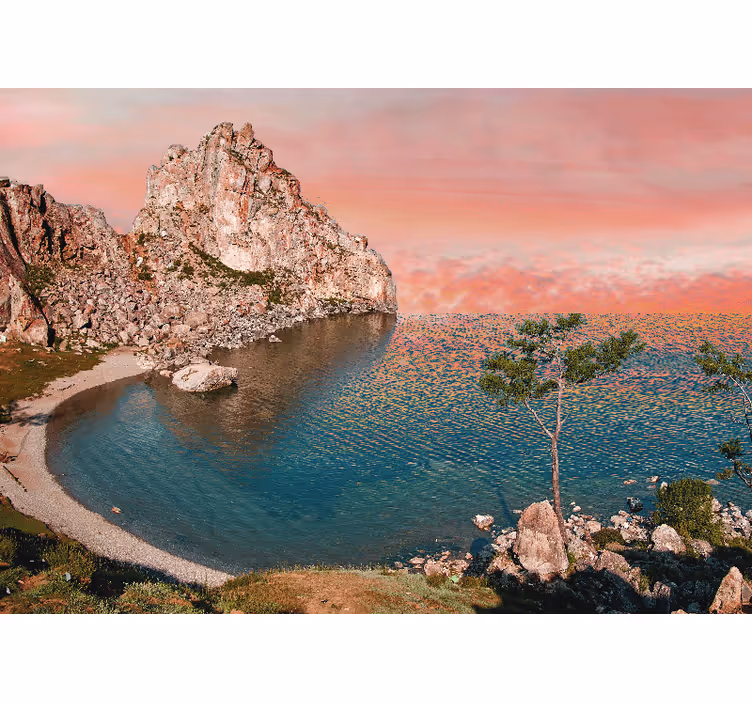 Fototapete landschaft ruhige ozeanansicht - TenStickers