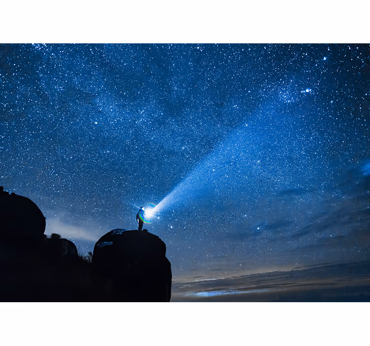 Fototapete weltraum sternenhimmel entdeckung - TenStickers