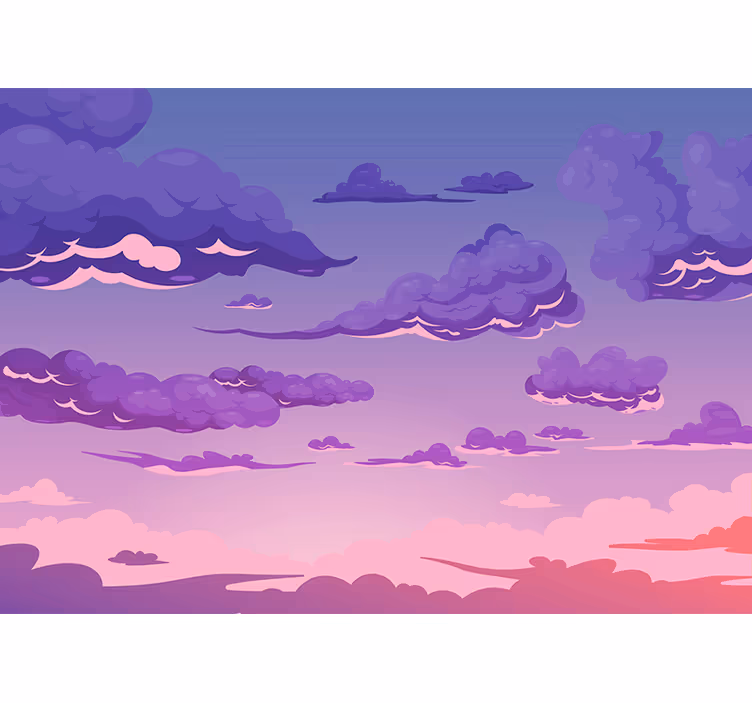 Fototapete himmel verspielt wolkenblick - TenStickers
