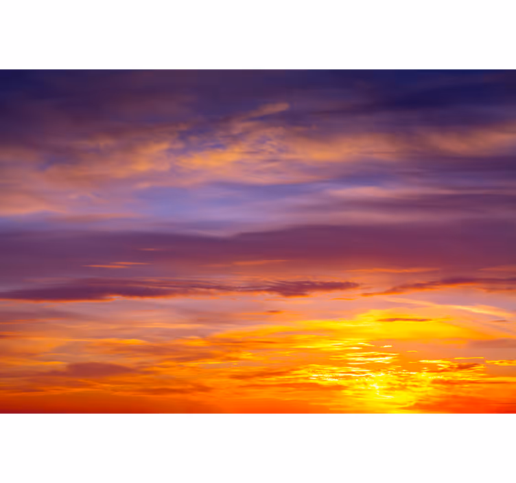 Fototapete himmel majestätischer sonnenuntergang - TenStickers