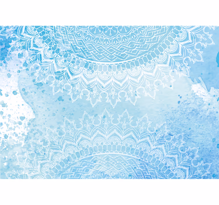 Fototapete mandala mit filigranen spitzenmustern - TenStickers