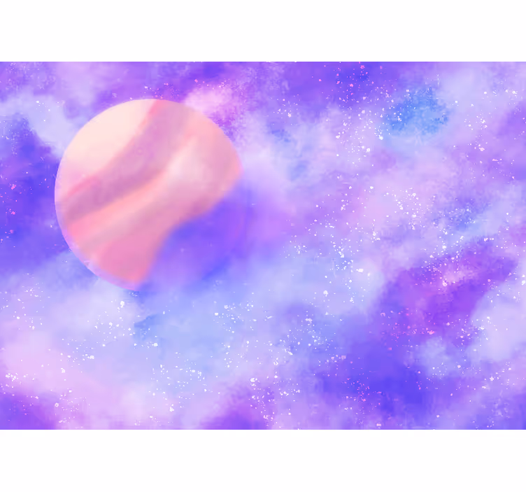 Fototapete weltraum kosmische planeten-sphäre - TenStickers
