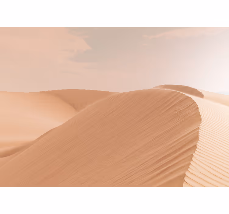 Fototapete wüste sanfte sanddünen - TenStickers