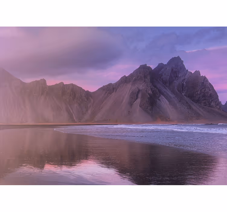 Fototapete landschaft majestätische bergansicht - TenStickers