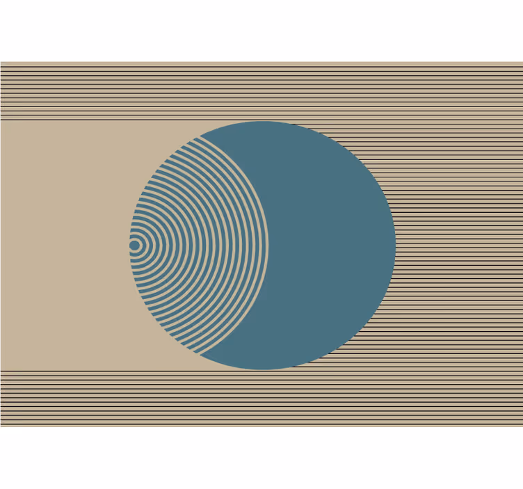 Fototapete abstrakt Geometrische Farben der erde - TenStickers