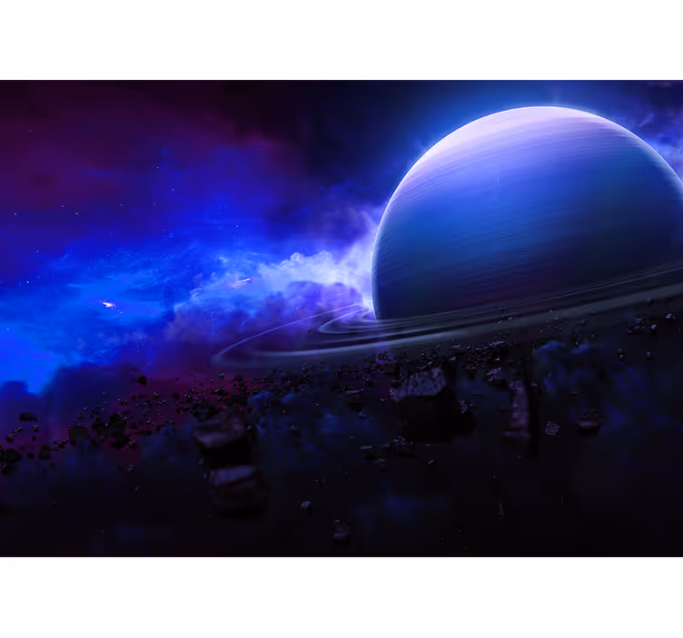 Fototapete Weltraum Kosmische planeten - TenStickers