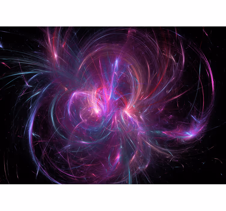 Fototapete abstrakt kosmische energiespirale - TenStickers
