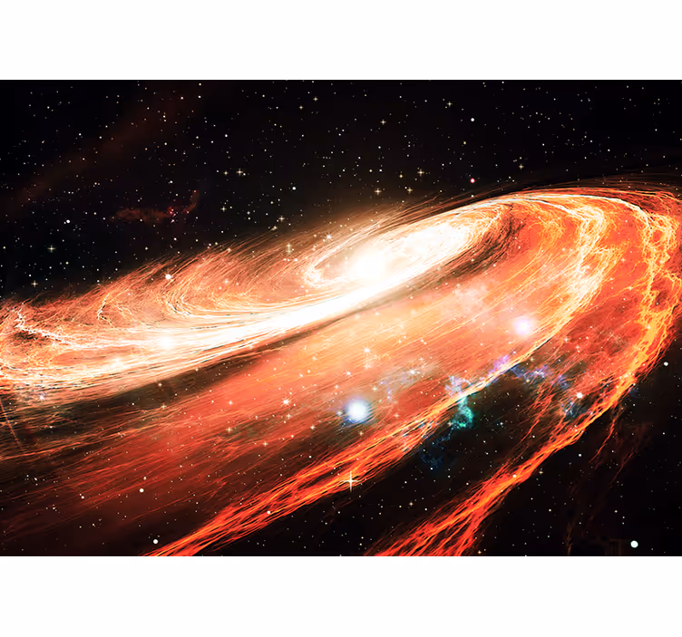 Fototapete weltraum galaktische spiralwirbel - TenStickers