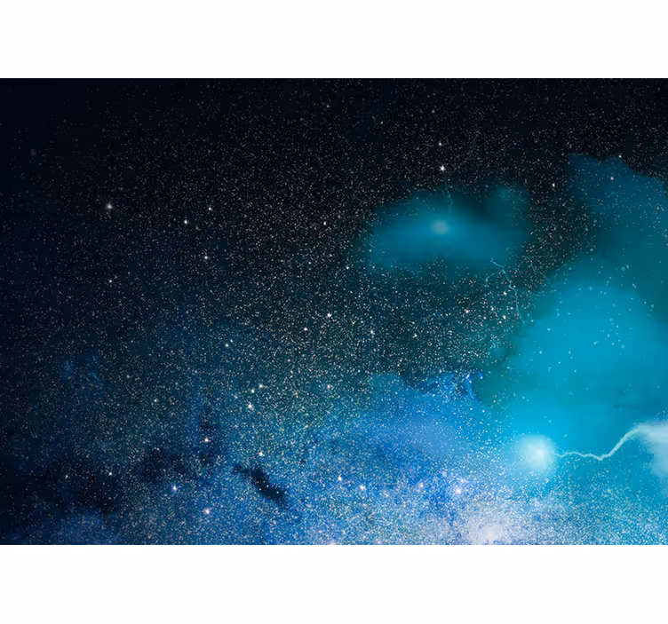 Fototapete weltraum galaxie nebel szene - TenStickers