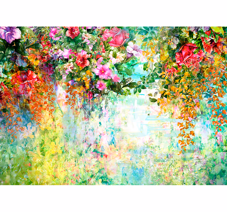 Fototapete blumen im floralen blüten design - TenStickers