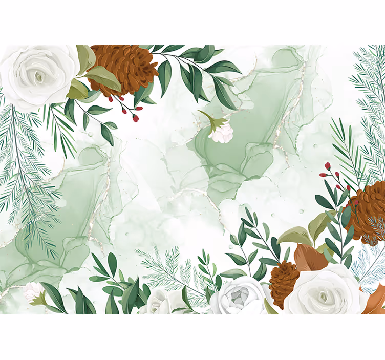 Fototapete blumen elegante blumenanordnung - TenStickers