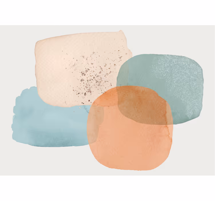 Fototapete Eingang Erdfarben minimalistisches Design - TenStickers