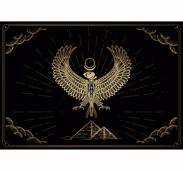 Fototapete tiere adler wappen design - TenStickers