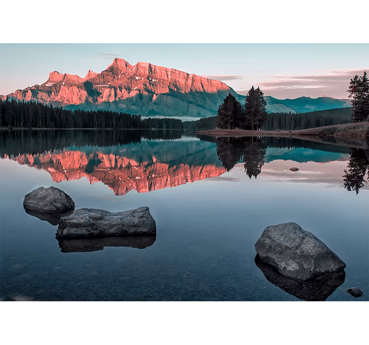 Fototapete landschaft berg echo - TenStickers