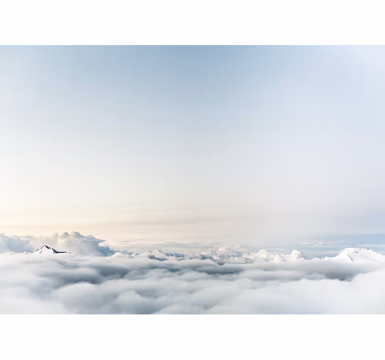 Fototapete Ausblick über den Wolken - TenStickers