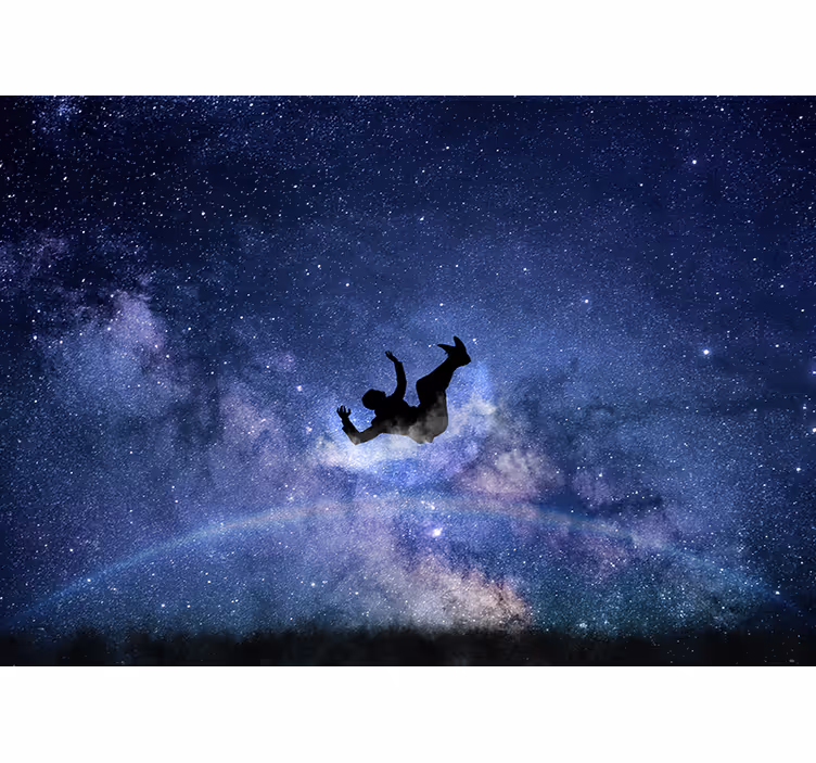 Fototapete weltraum schwebende kosmische reise - TenStickers