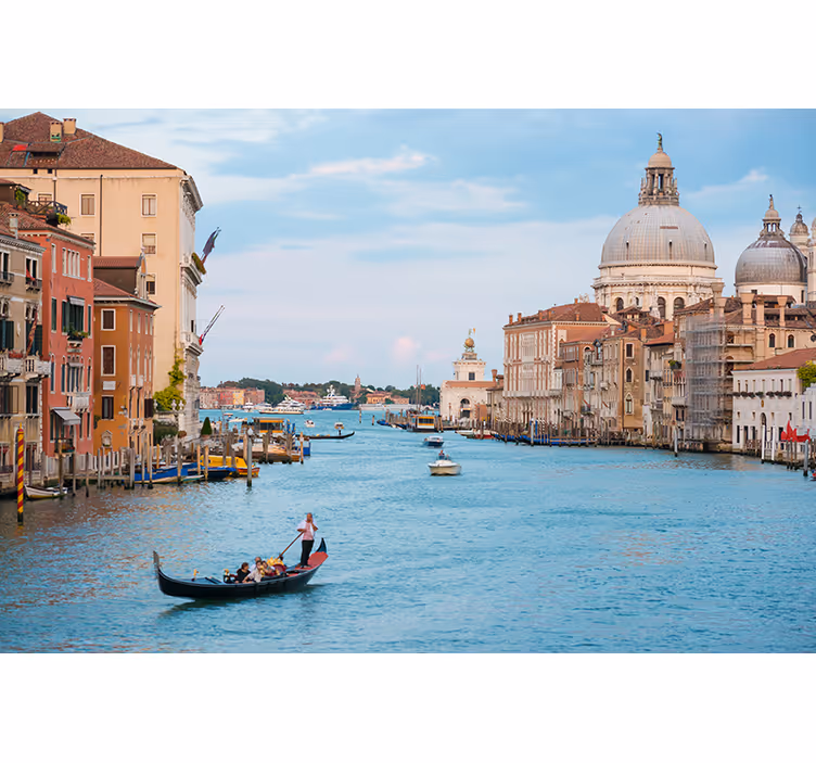 Fototapete städte venedig gondelszene - TenStickers