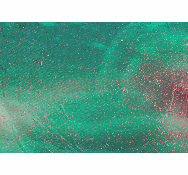 Fototapete Wohnzimmer Grüne aquarell zeitgenössische kunst - TenStickers