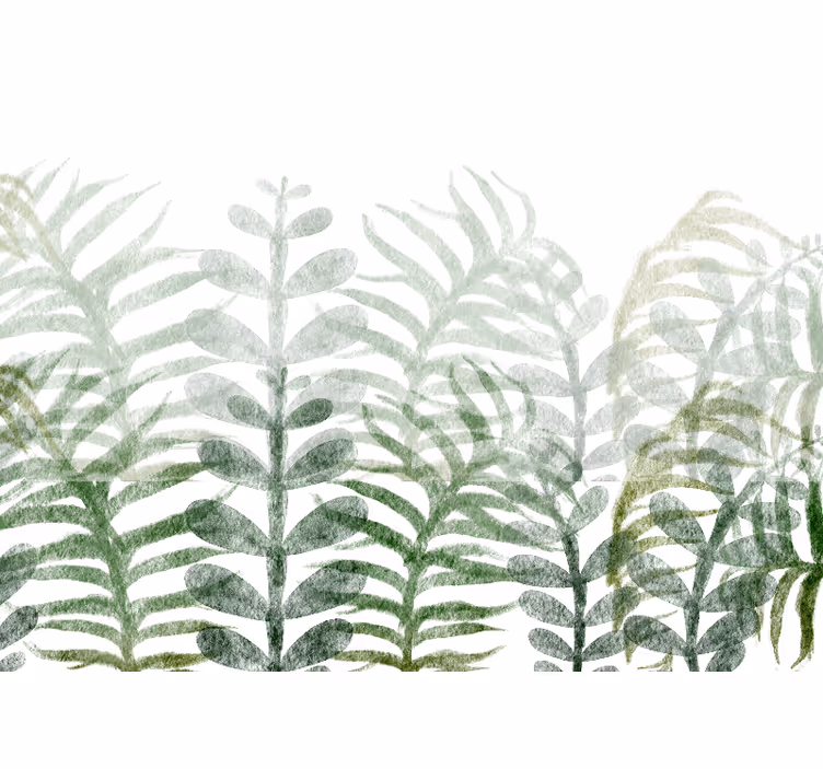 Fototapete natur blattmuster - TenStickers