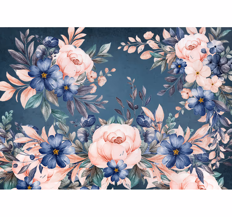 Fototapete blumen romantisches blumenarrangement - TenStickers