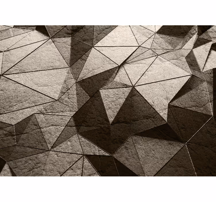 Fototapete muster geometrische komposition idee - TenStickers