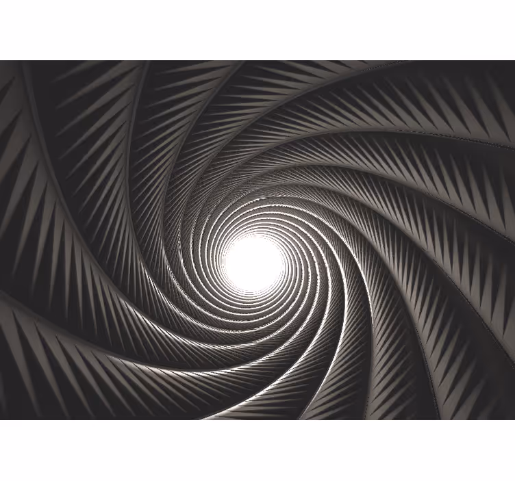 Fototapete abstrakt spiraltunnel aus licht - TenStickers