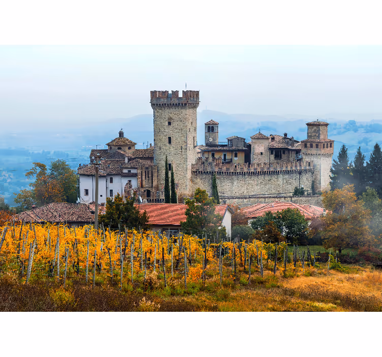 Fototapete städte landschaft des erbes schloss - TenStickers