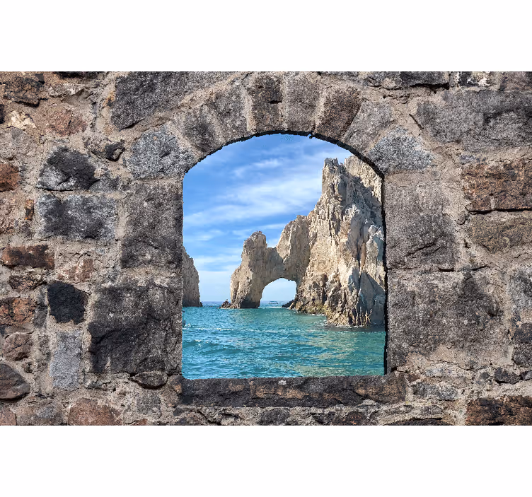 Fototapete Meer Mediterrane steine schöner ozean - TenStickers
